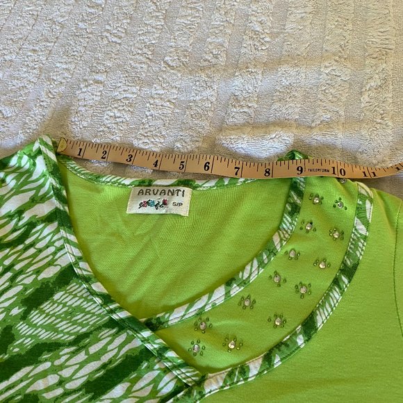 Fun patterned tunic-length t-shirt, - Picture 5 of 15